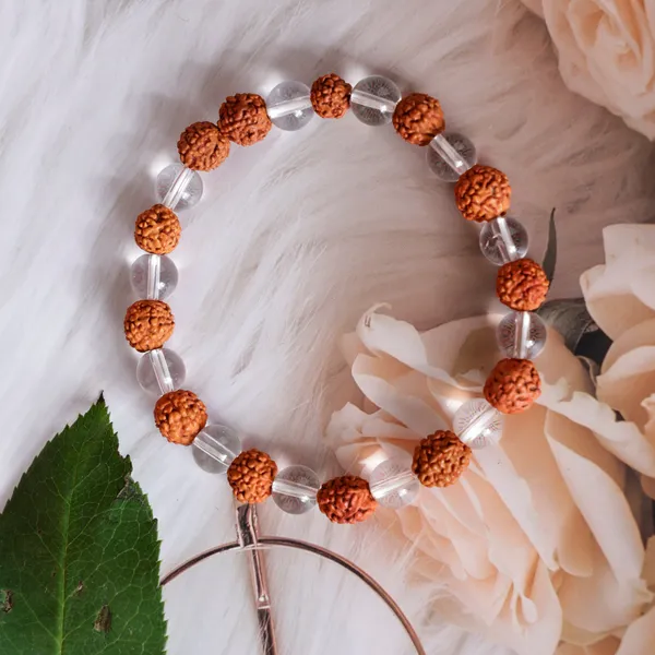 Rudraksha_Sphatik_Bracelet
